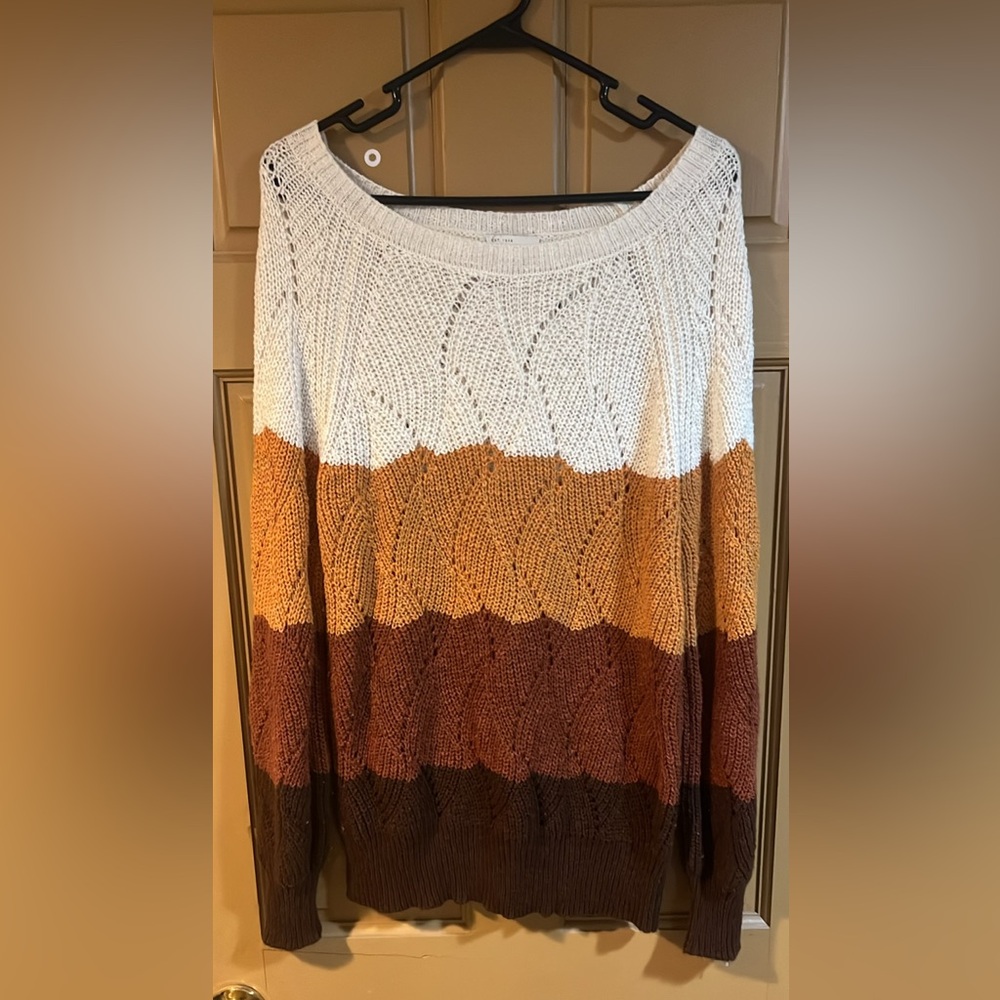 Colorblock Knit Sweater